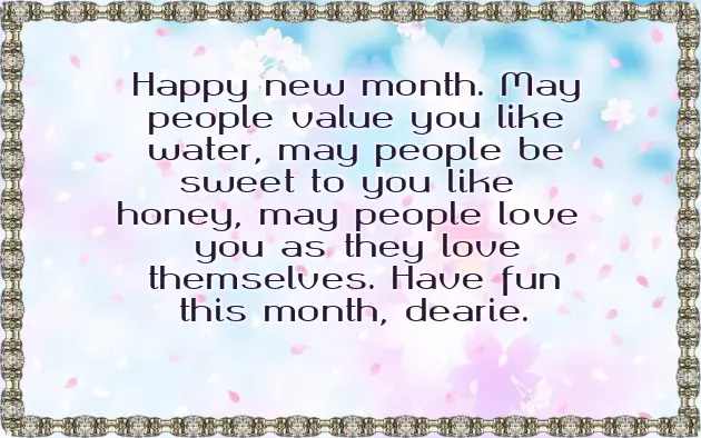 New Month Message To Your Love New Month Message To Your Love