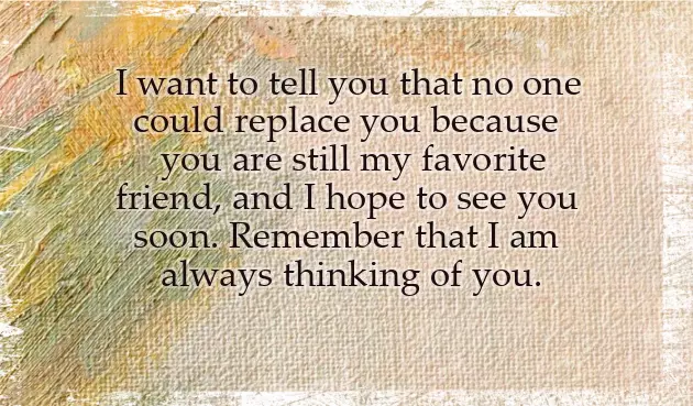 Sending You My Best Wishes