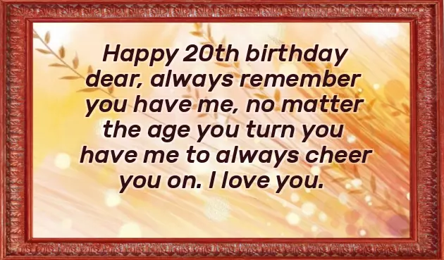 Happy Birthday Wishes For 20 Years Girl Happy Birthday Wishes For 20 Years Girl