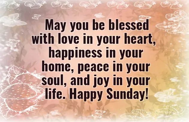 Sunday Good Day Wishes