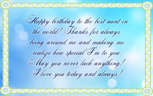 Birthday Quotes For Aunt From Niece Birthday Quotes For Aunt From Niece