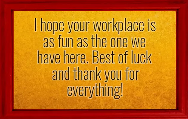 New Job All The Best Wishes