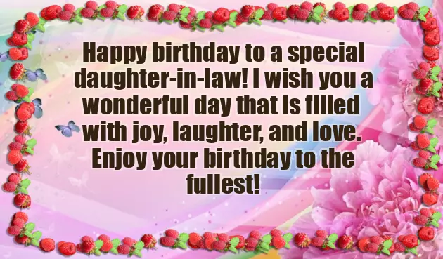 Happy Birthday Quotes To Daughter In Law Happy Birthday Quotes To Daughter In Law