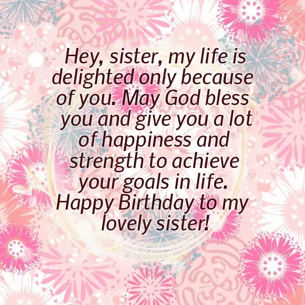 Short Heart Touching Birthday Wishes For A Sister Short Heart Touching Birthday Wishes For A Sister