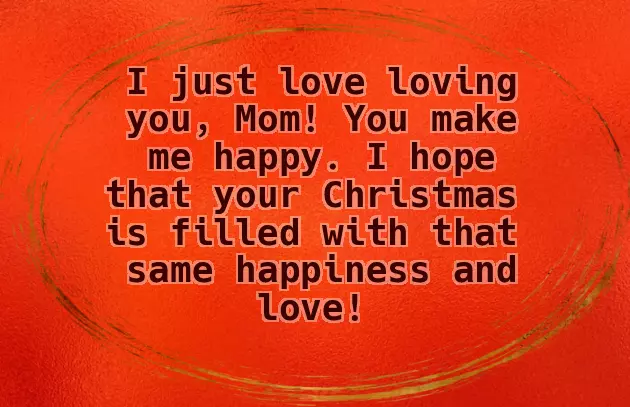 Happy Christmas Mum