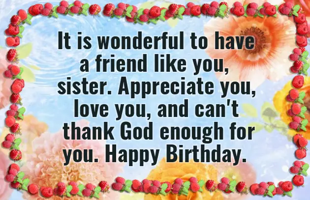 Birthday Wishes In Advance For Sister Birthday Wishes In Advance For Sister