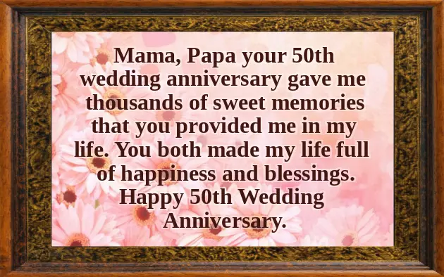 Happy Golden Anniversary Wishes Happy Golden Anniversary Wishes