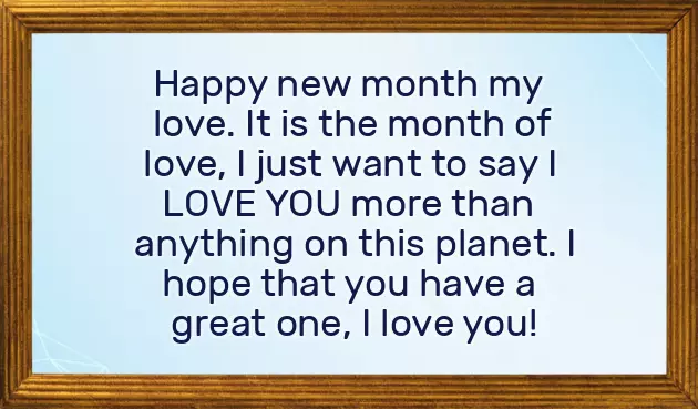 New Month Message To Lover New Month Message To Lover