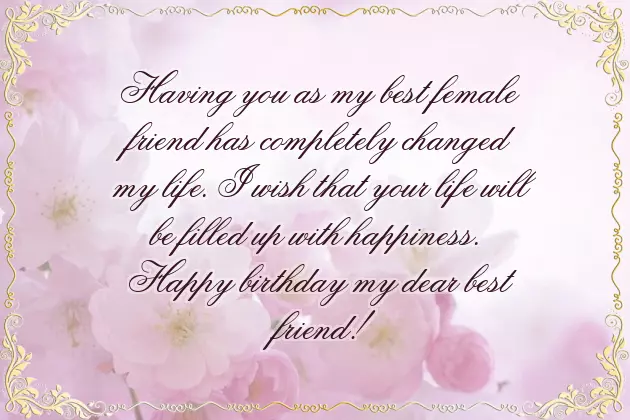 Birthday Wish For A Special Female Friend Birthday Wish For A Special Female Friend