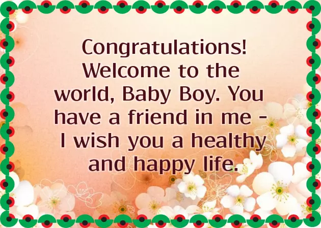 Congratulations Boy Congratulations Boy