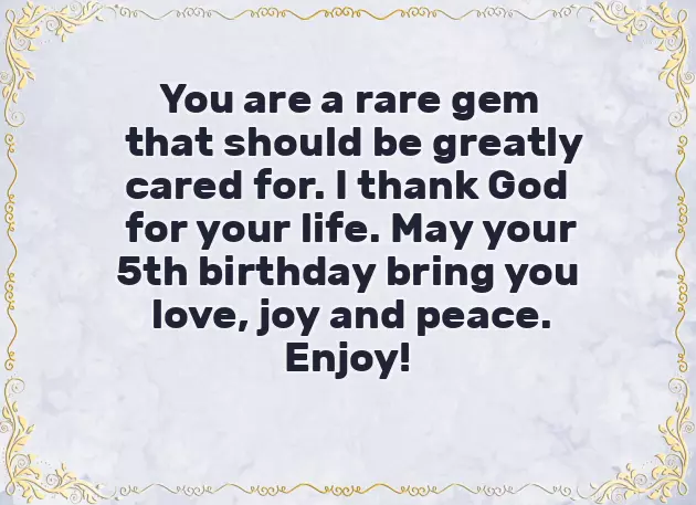 5Th Birthday Quotes For Son