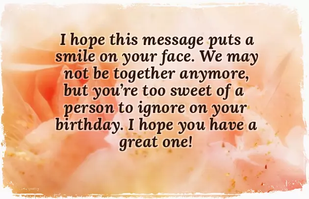 Happy Birthday Letter To My Ex Girlfriend