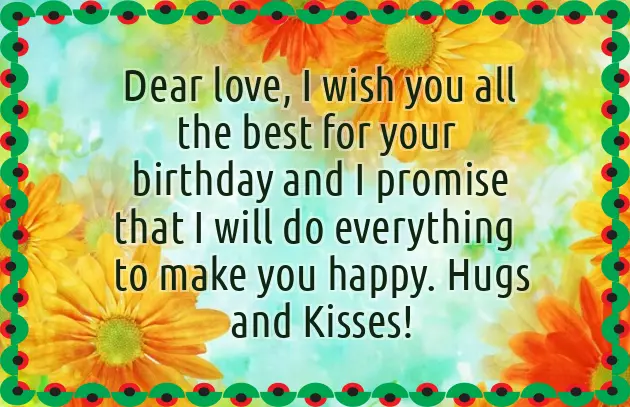 Birthday Wish For New Girlfriend