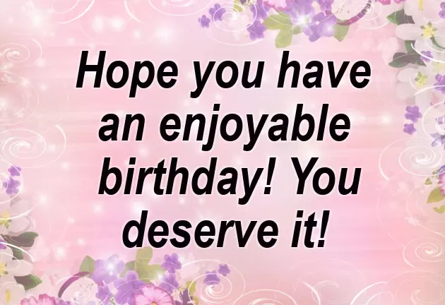 Happy Birthday Vocabulary Wishes