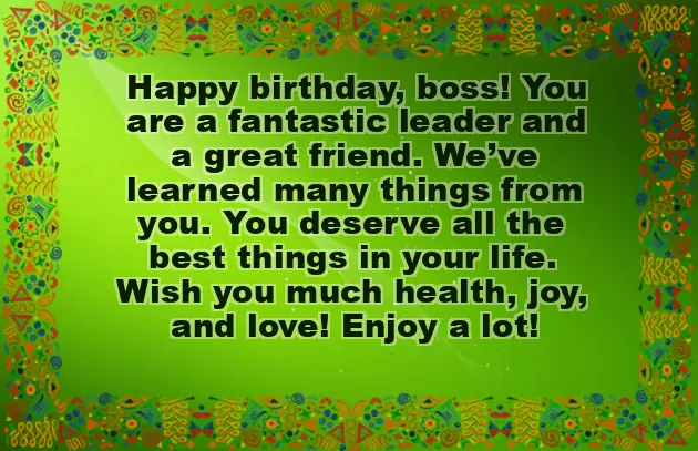 Happy Birthday Message To A Boss Happy Birthday Message To A Boss