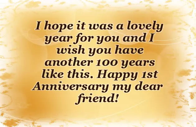 Happy Wedding Anniversary Wishes To Friend