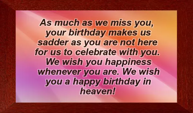 Happy Birthday In Heaven Boyfriend