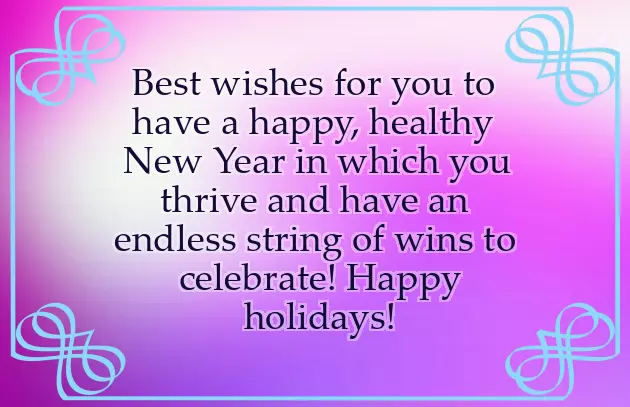 New Year Wishes For Business Partner New Year Wishes For Business Partner