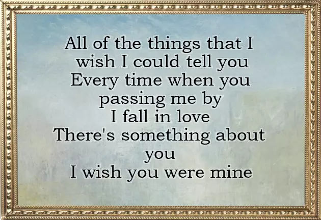 Loving Caliber I Wish You Were Mine Loving Caliber I Wish You Were Mine