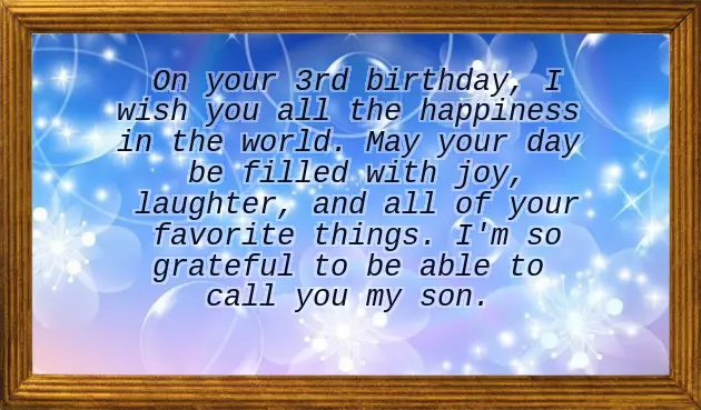 My Son Happy Birthday Quotes My Son Happy Birthday Quotes