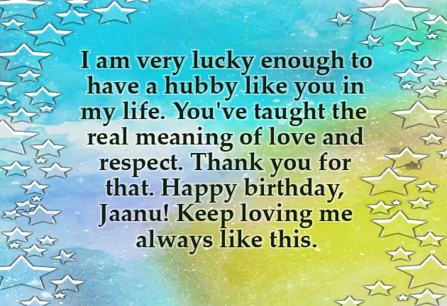 Happy Birthday To Lovely Husband