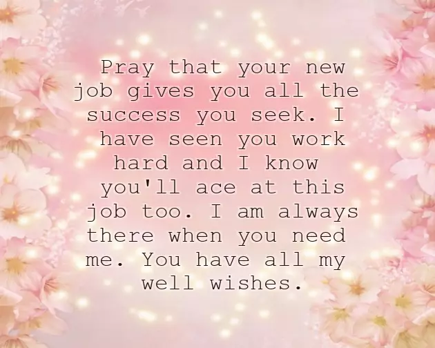 Good Wishes For New Assignment