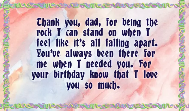 Happiest Birthday Daddy