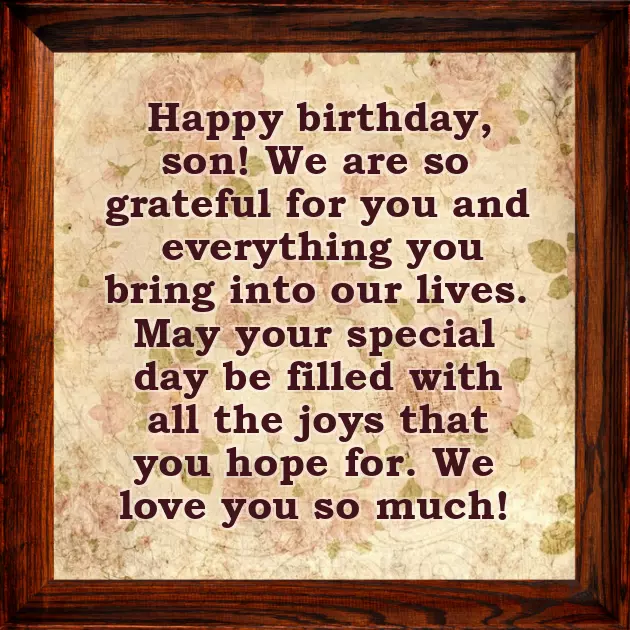 Birthday Thought For My Son Birthday Thought For My Son