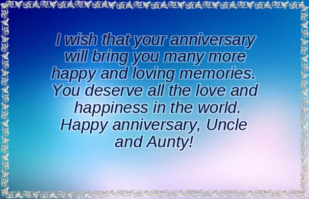 Happy Anniversary Uncle And Aunty
