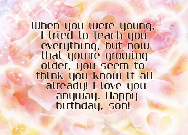 Birthday Wish For 18 Year Old Son Birthday Wish For 18 Year Old Son