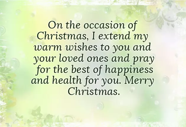Advance Merry Christmas Greetings
