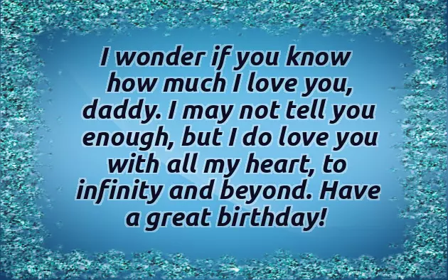 Happy Birthday Dad Words