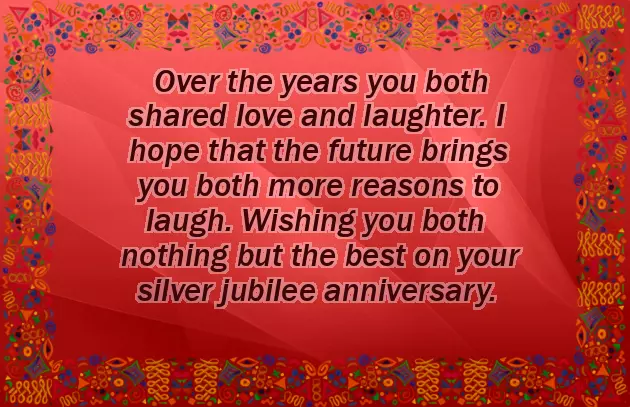 Silver Jubilee Wishes For Couple Silver Jubilee Wishes For Couple