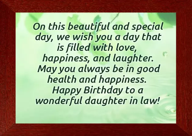 Daughter In Law Birthday Wishes Quotes Daughter In Law Birthday Wishes Quotes