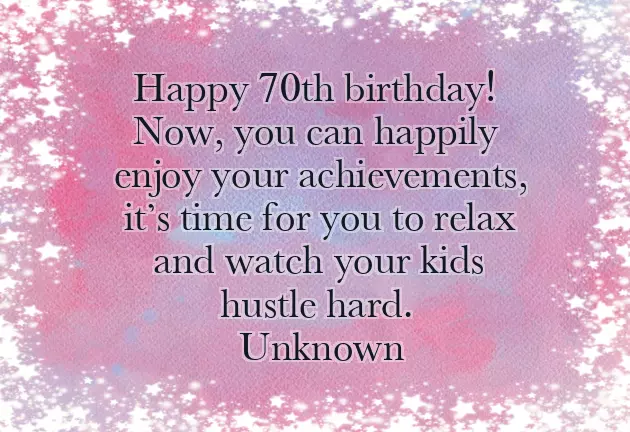 70Th Bday Wishes 70Th Bday Wishes