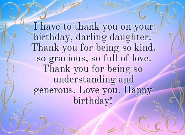 Quotes Happy Birthday To My Daughter