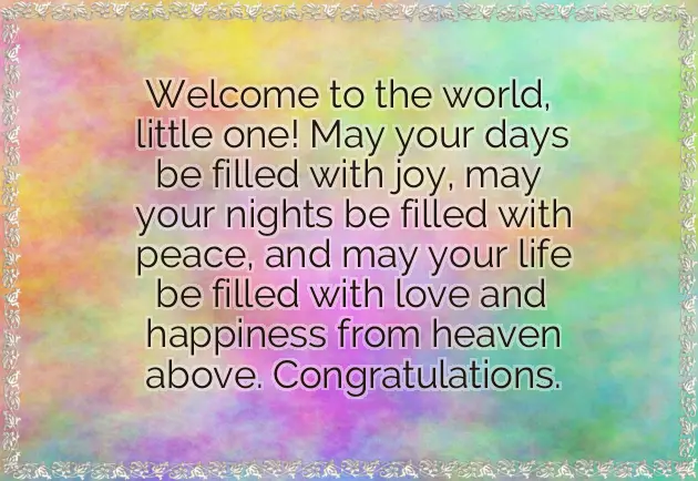 Congratulations Blessed With A Baby Girl