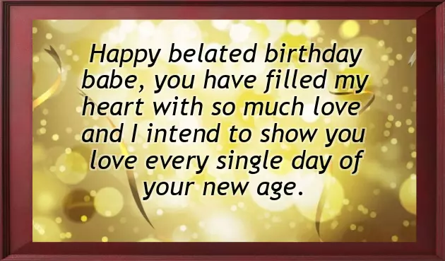 Happy Belated Birthday For Her Happy Belated Birthday For Her