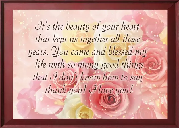 25 Year Wedding Anniversary