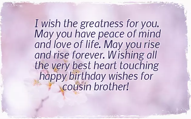 Cousin Brother Birthday Wishes Cousin Brother Birthday Wishes