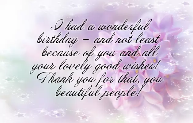 Thank You For Your Well Wishes Thank You For Your Well Wishes