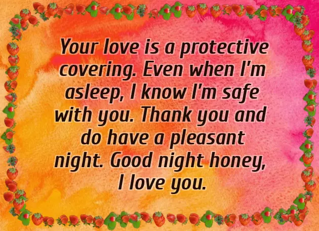 Good Night My Love Sweet Dreams