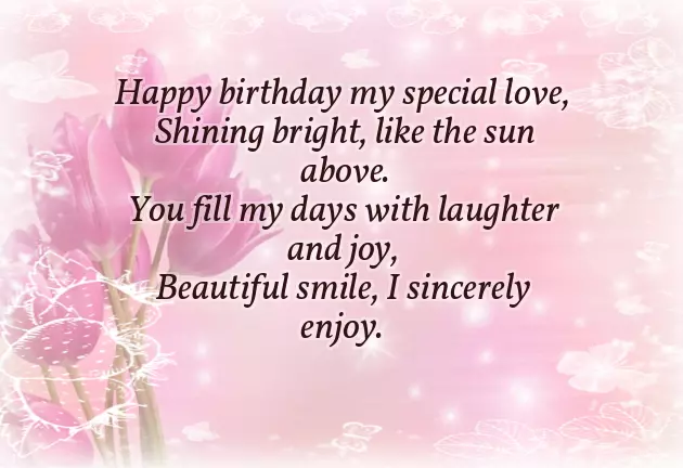 Birthday Poem For Someone Special