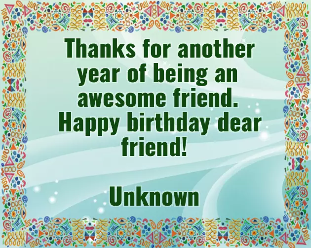 Wish You Happy Birthday Best Friend