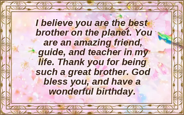Birthday Wishes For Brother Msg Birthday Wishes For Brother Msg