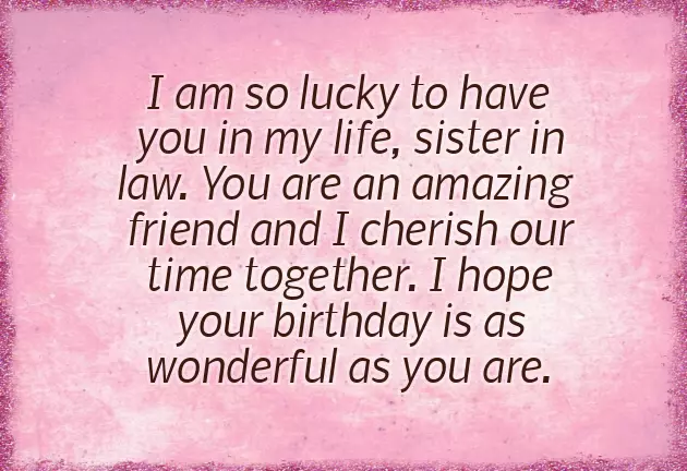 Sister Law Birthday Wishes Sister Law Birthday Wishes