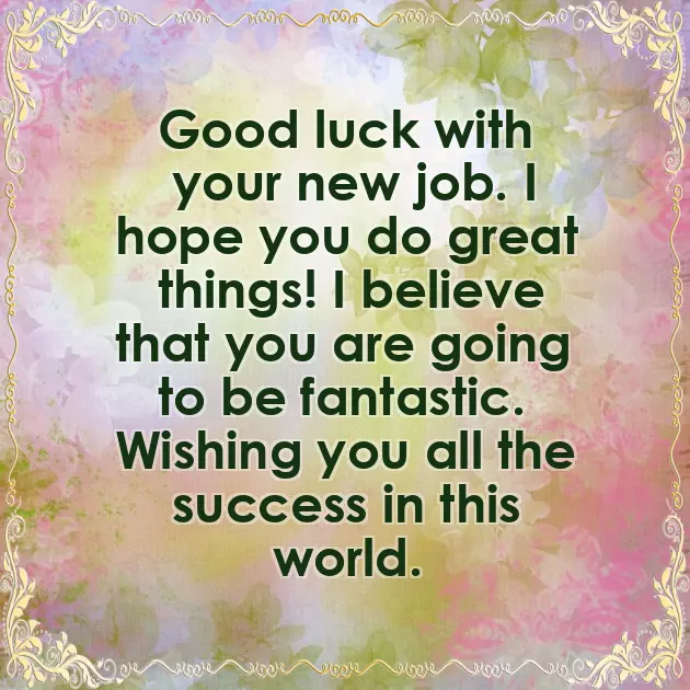 Good Luck First Day New Job Good Luck First Day New Job