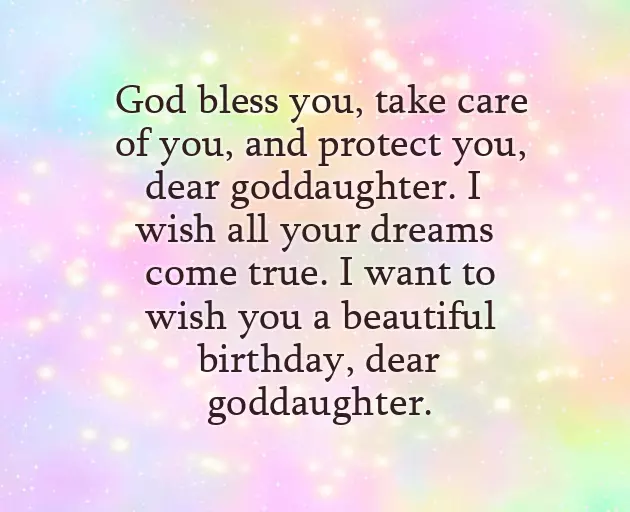 Goddaughter Birthday Wishes Goddaughter Birthday Wishes
