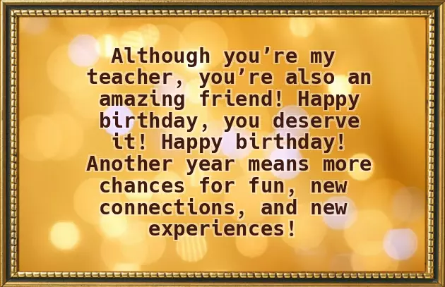 Wishing Teacher On Her Birthday Wishing Teacher On Her Birthday