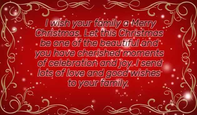 Merry Christmas Wishes Family Merry Christmas Wishes Family